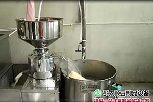 彭大順豆腐機(jī)制作過程